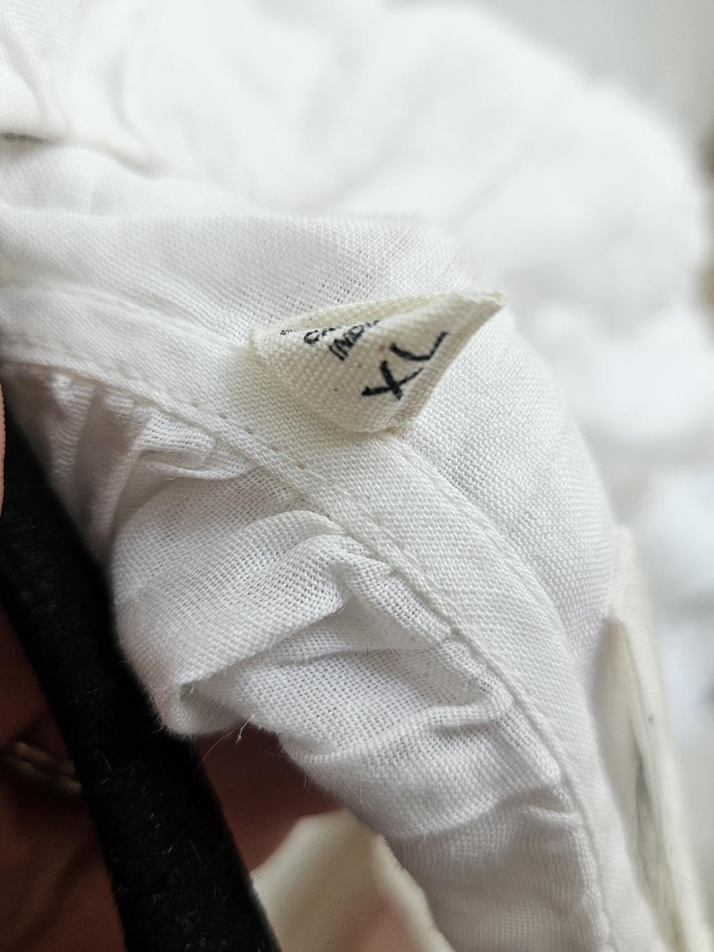 DÔEN Halina Dress in Salt Organic Cotton Ruffle Sz XL - Picture 8 of 8